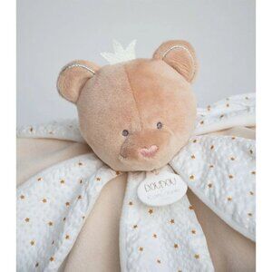 NEW! Doudou et Compagnie Dream Maker King Bear Doudou‎ Flower Petals